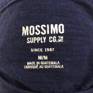 A dark blue long sleeve shirt